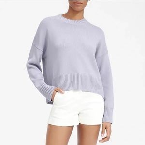Excellent condition Everlane ‘The Soft Cotton Crew’ Sz S Lavender-hard to find!